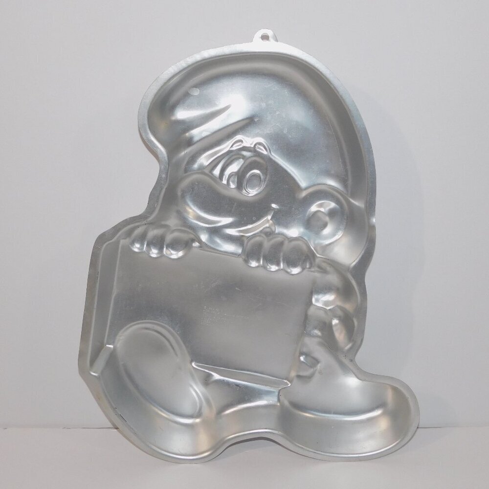 Smurf Cake Pan Vintage 1983 Wilton Peyo #502-4033